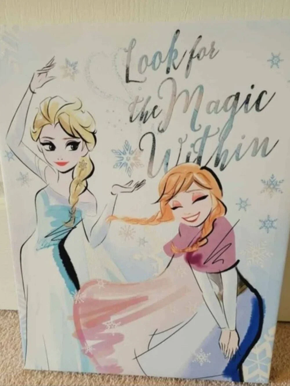 Disney Frozen Elsa & Anna Wall Art